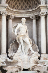 Fontana di Trevi, Rome, Italy. Best of the city. © dragan1956