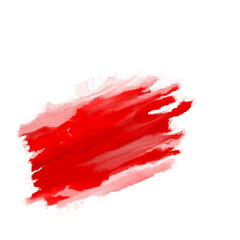 red paint brush strokes
