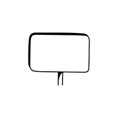 Naklejka premium vector illustration of a wooden plank