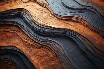 Dynamic ripple textured surface background.