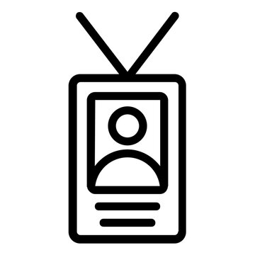 recommend clip art: id card icon outline