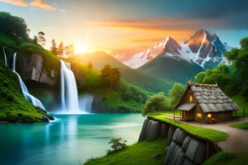 Beautiful landscape with extremely eye catching views 