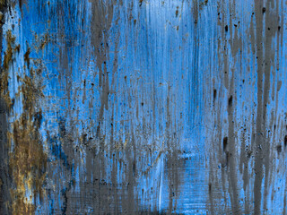 Blue and black background metal