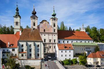 Fototapeta na wymiar Steyr, Stadt in Oberösterreich