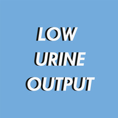 thank you text low urine output