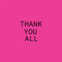 card thank you all