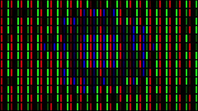 disco light backdrop vj screen effect lcd closeup rgb pixels background