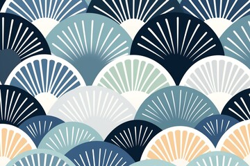 Simple abstract geometric background in pastel colors of minimalist illustrations