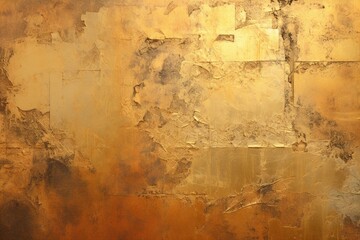 Golden wall abstract background