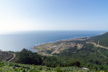 Atlantic coast in the northwest of Spain. Oia, Galicia, Spain.