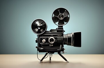 A camera with a large lens Generative AI