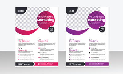Corporate Business Flyer Template Design