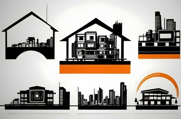 A drawing of a house Generative AI