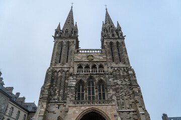 Fototapeta na wymiar Kathedrale Saint-Paul Aurelien in Saint-Pol-de-Leon, Bretagne