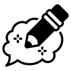  Imagination glyph icon