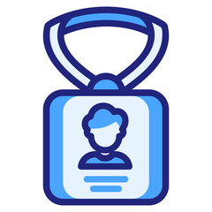  Accreditation blue icon