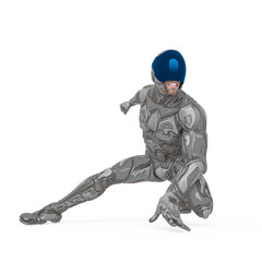Fototapeta premium mega soldier is ready for action