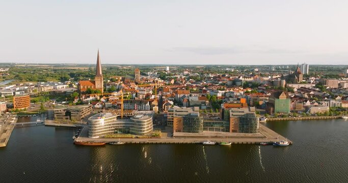 Rostock Germany Aerial