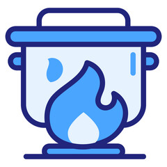  Cooking blue icon