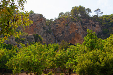 Fototapeta na wymiar Cueva de las palomas en Yátova