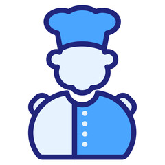  Chef blue icon