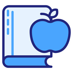  Education blue icon