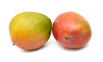 Mango fruits isolated on white background