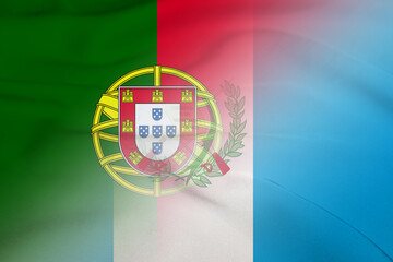 Portugal and Guatemala official flag transborder relations GTM PRT