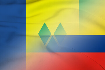 Saint Vincent and the Grenadines and Colombia official flag transborder relations COL VCT
