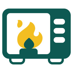  Oven duotone icon