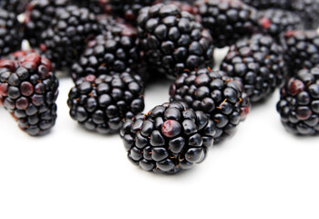 Stack Blackberry, isolated on white