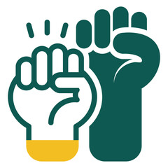 Obraz premium Activism duotone icon