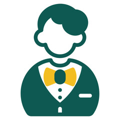  Waiter duotone icon
