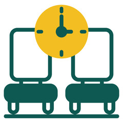  Waiting room duotone icon