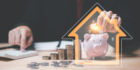 Percentage growth bank loan interest ,appraisal of property value ,Investment in real estate, houses and land ,Financial planning for homes and residences ,Bank interest and real estate business