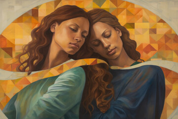 Soulful Connections: Portraits of Spiritual Partnerships and Harmonious Union