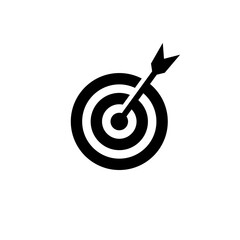 Arrow Target logo design for business marketing