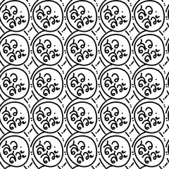seamless pattern of abstract background , text bad group person, Thai word