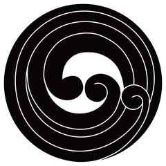 家紋です。浪巴といいます。