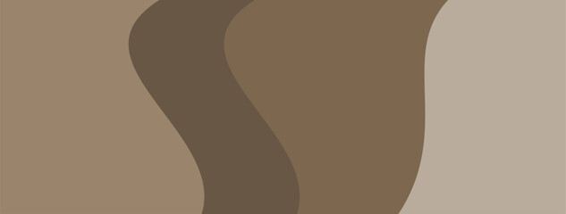 Minimalist modern art abstract vector background in light brown colors.