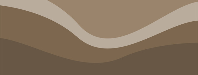 Minimalist modern art abstract vector background in light brown colors.