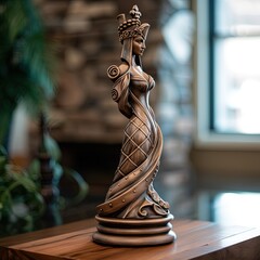 elegant queen chess piece