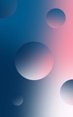 Gradient circle abstract poster background