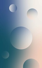 Gradient circle abstract poster background