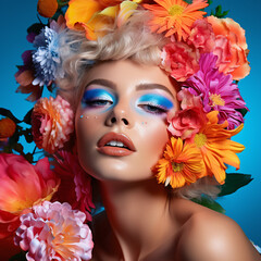 Beauty Editorial Photo Shoot for Makeup featuring Stunning Models and Makeup Techniques