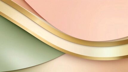 Generative AI : Premium background design with diagonal line pattern in Olive Green and Champagne Pink colour. Vector white horizontal template for business banner, formal invitation backdrop, luxury 