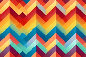 Seamless Pixel Pattern Created with Generative AI