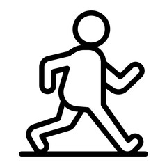 running line icon
