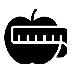 diet glyph icon