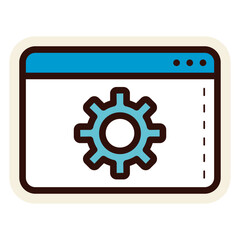 setting software program sticker